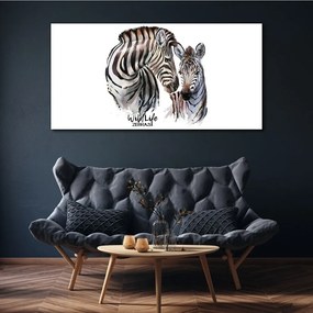 Obraz Canvas Zebra Animal Strips