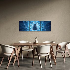 Obraz - Spirituálna energia (s hodinami) (90x30 cm)