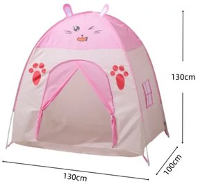 Kruzzel Detský stan mačička