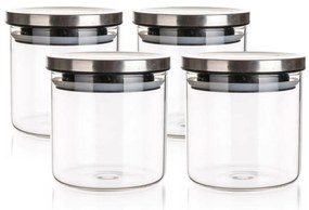 Dóza sklenená FREIA 650 ml, s viečkom, 0,65 l
