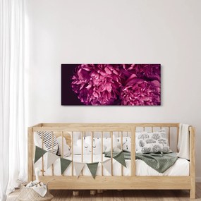 Obraz - Kytica pivoniek (120x50 cm)