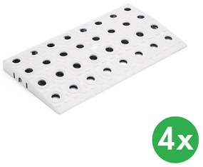Rovný nájazd GripTil, 4 ks, biely