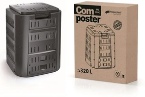 Kompostér COMPOGREEN čierny 320l