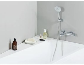 Ravak X07P233 - Ručná sprcha s tlačidlom FLAT lesklý chróm