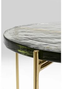 Ice príručný stolík zlatý Ø40 cm