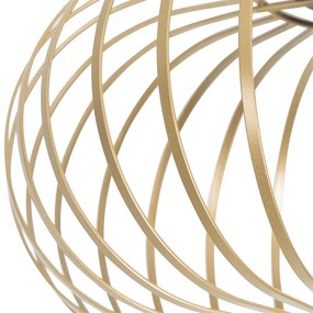 Dizajnové stropné svietidlo zlaté 39 cm - Johanna