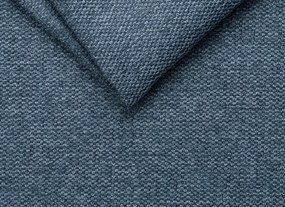 Rohová sedacia súprava Scala, denimovo modrá látka, pravý roh