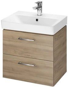 Cersanit Mille Slim, súprava závesnej skrinky a umývadla 505x380x515 mm, orech, S801-322-DSM