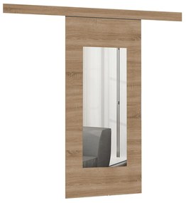 Posuvné dvere Mereno VII 90, Farba:: biela / biela * zrkadlo