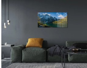 Sklenený obraz jazierka salašnícky 140x70 cm