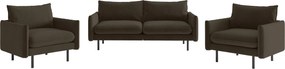 XXXLutz SEDACIA ZOSTAVA, textil, hnedá Livetastic - Online Only obývacie izby - 001968008102