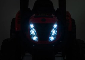 LEAN CARS A011 Červený batériový traktor 24V