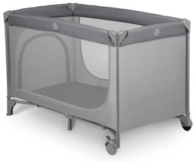 Ricokids Cestovná postieľka + matrac + taška125 x 65 x 78 cm RK-240 sivá