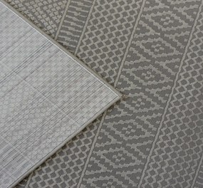 Koberec Zurich 1901 GREY – sivý obdĺžnikový koberec so vzorom Rozmer: 60x100 cm