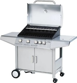 Plynový gril BestBerg BBBQ-24ST / 5 horákov / 15,75 kW / strieborná