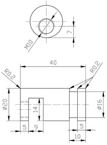 Matne čierny závesný mosadzný háčik – Sapho