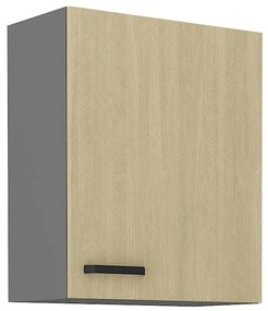 Kuchynská skrinka SCANDI jedľa/antracitová 60g-72 1f