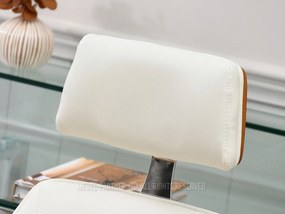 Kancelárske kreslo Frankovstain (krémová). Akcia -28%. Vlastná spoľahlivá doprava až k Vám domov. 1136335