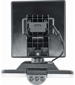 LED Solárne nástenné svietidlo so senzorom LED/12W/3,7V 4000 mAh IP54