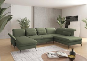 XXXLutz SEDACIA SÚPRAVA, textil, olivovozelená Sit & More - Sedačky - 00014401181C