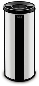 Kovový kôš na triedený odpad 45 L nerez lesklý, zmiešaný odpad