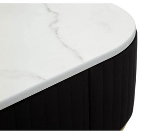 Konzolový stolík v čierno-zlatej farbe 43x100 cm Montpellier – Mauro Ferretti