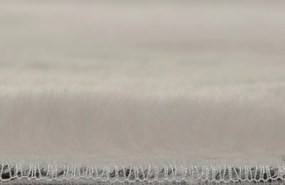 Kusový koberec RABBIT DELUXE - biely - imitácia králičie kožušiny