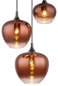 Globo 15548-3HG - Luster na lanku MAXY 3xE27/40W/230V medená