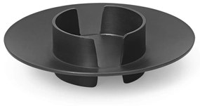 Ferm Living Mosadzný svietnik Block Black