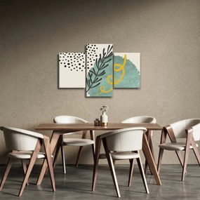 Obraz - Abstraktné listy N⁰1 (90x60 cm)