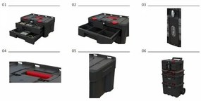 Keter Stack'N'Roll Box s 2 zásuvkami