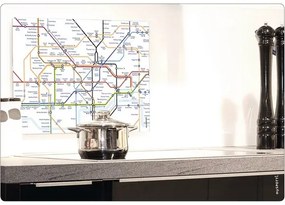 Obkladový panel do kuchyne mySPOTTI pop Londýnské metro 41x59 cm