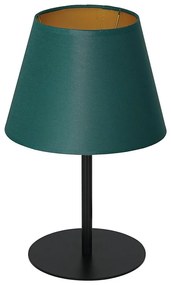 Luminex Stolná lampa ARDEN 1xE27/60W/230V pr. 20 cm zelená/zlatá LU3559