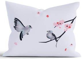Bavlnená obliečka na vankúš Renforcé 70 x 90 cm - Sakura 02