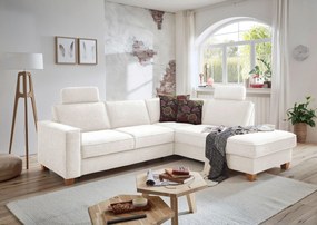 XXXLutz ROHOVÁ SEDAČKA, textil, krémová Sit & More - Sedačky - 000144005803