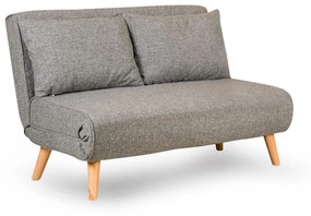Pohovka futon Fillie (Svetlá sivá). Vlastná spoľahlivá doprava až k Vám domov. 1073400
