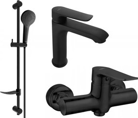 Mexen Pecos DF05 sprchová sada, čierna - 72704DF05-70