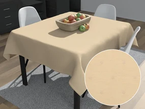 Biante Dekoračný štvorcový obrus BM-001 Nopky na svetlo žltom 70x70 cm
