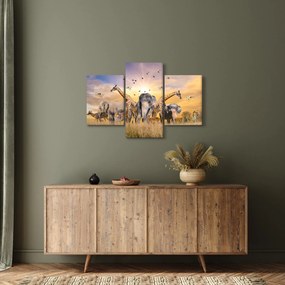 Obraz - Africké zvieratá (90x60 cm)