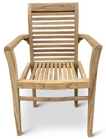 TEXIM BALI I - záhradný jedálenský stôl + 6 x kreslo STUCKING/NEW, teak