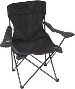 Sada 2 ks skladacích stoličiek - čierne