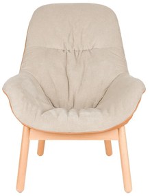Béžové kreslo Duke – White Label