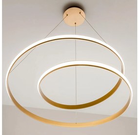 Redo 01-1794 - LED Stmievateľný luster na lanku TORSION LED/29W/230V bronz