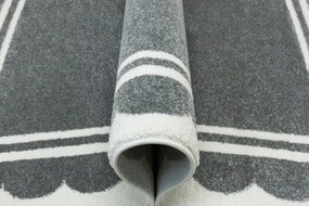 Koberec Lima M138A svetlosivý / krémový