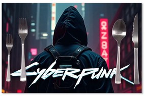 Sablio Prestieranie Cyberpunk 2077 Výhľad na mesto: 40x30cm