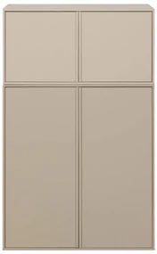 Krémová modulárna skriňa z borovicového dreva 100x150 cm Daily – vtwonen
