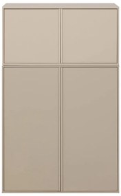 Krémová modulárna skriňa z borovicového dreva 100x150 cm Daily – vtwonen