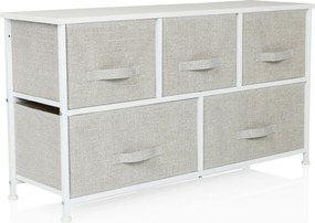 XXXLutz KOMODA, sivá, 100/55/30 cm MID.YOU - Komody - 001918013502