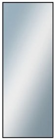 DANTIK - Zrkadlo v rámu, rozmer s rámom 60x160 cm z lišty Hliník čierna lesklá (7269016)
