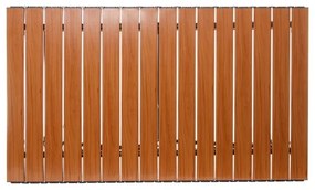 Kempingový stôl s rolovacou doskou 54x93 cm